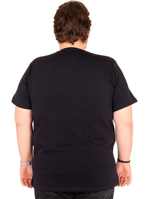 ModeXL T-Shirt Super V Yaka 18150 Lacivert