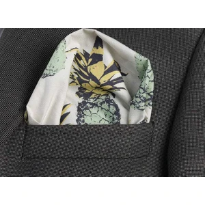 Exve Exclusive Ananas Baskılı Cep Yaka Mendili