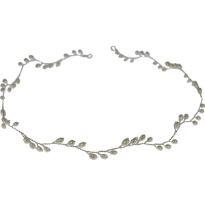 İnci Taşlı Gelin Tacı Gelin Saç Aksesuarları