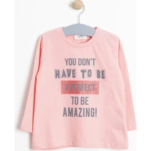 Kız Çocuk Sweatshirt Mercan (3 - 12 Yaş)