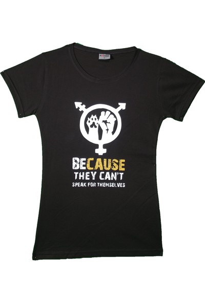 Maddog Kadın Because Bisiklet Yaka Tshirt
