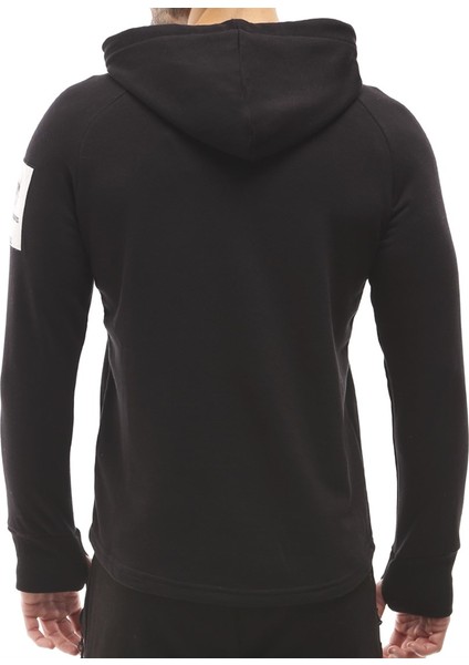 Kapüşonlu Siyah Sweatshirt 2241