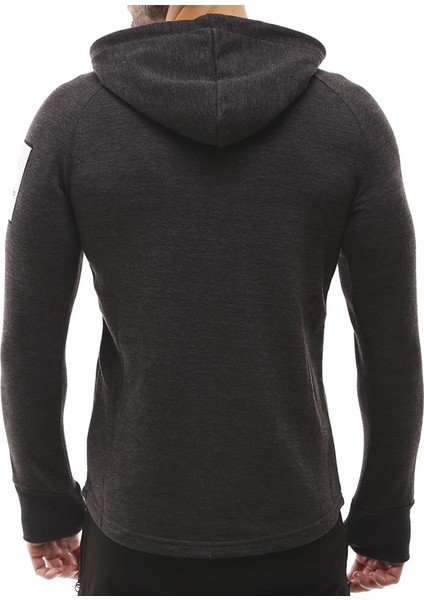 Kapüşonlu Antrasit Sweatshirt 2241