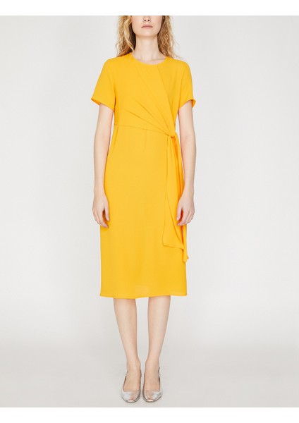 Kadın Beli Bağlamalı Elbise modelleri