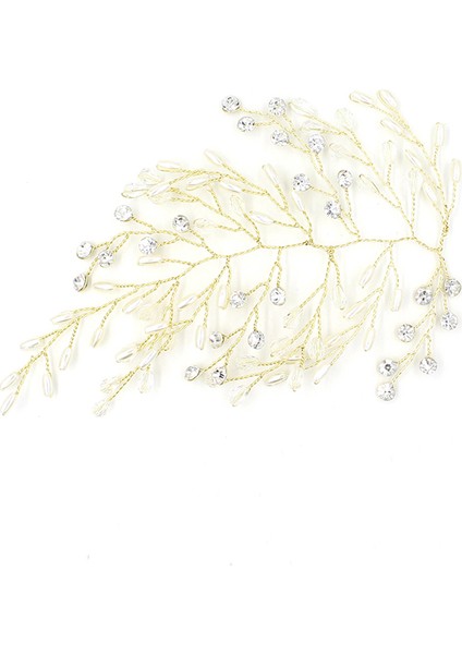 Kristal Ve İnci Karışımı Gelin Tacı Saç Aksesuar indirimleri