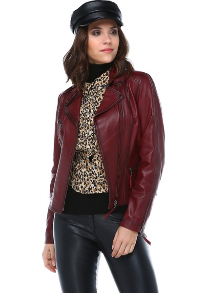 Yb-2039 Kadın Deri Mont