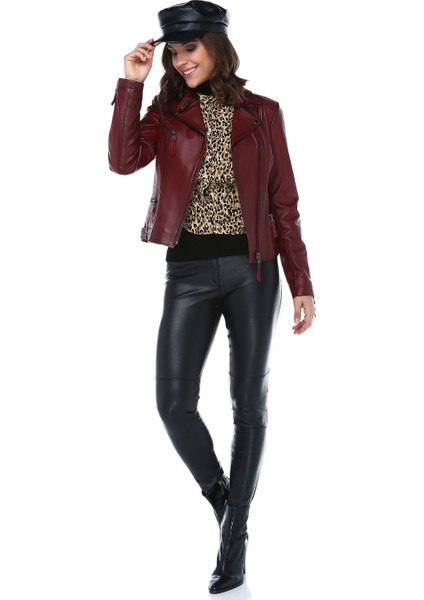 Yb-2039 Kadın Deri Mont fiyatları