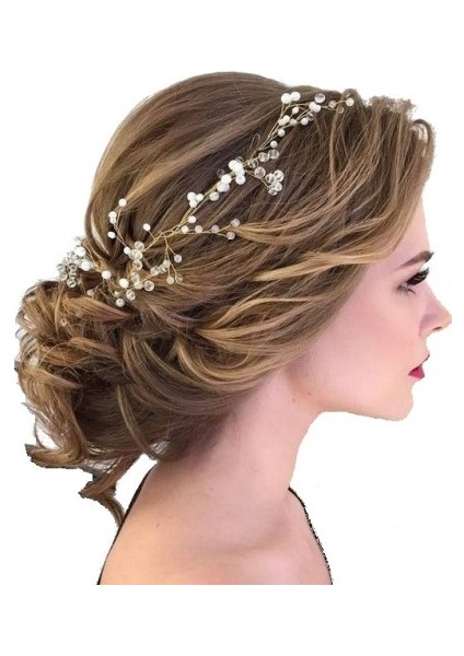 Uzun Gelin Saç Aksesuar Saç Aksesuarı