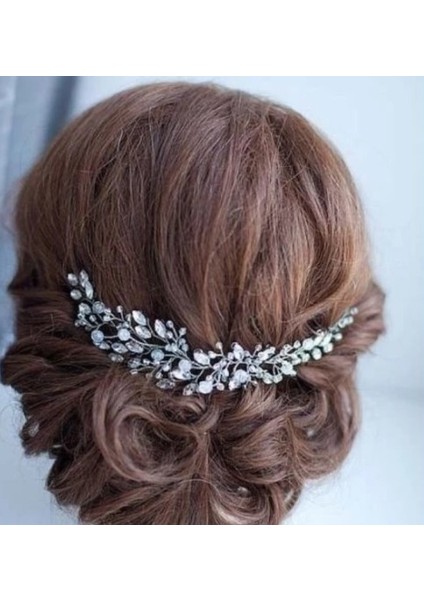 Gelin Arka Saç Aksesuarı Kristal Taç fiyatları