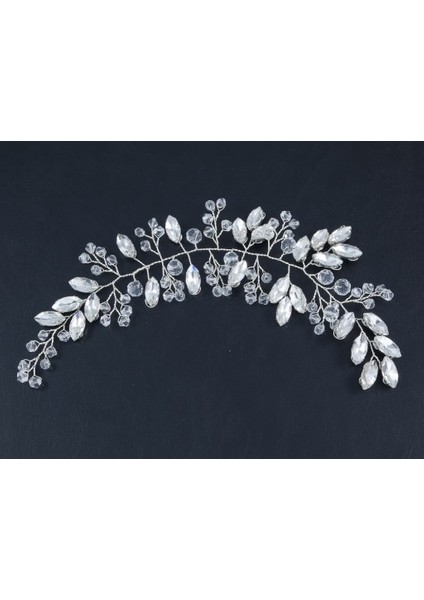 Gelin Arka Saç Aksesuarı Kristal Taç modelleri