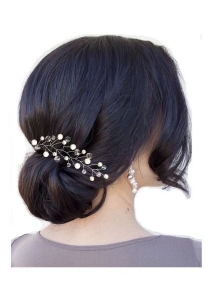 Saç İğnesi Arka Saç Aksesuar Gelin Tacı
