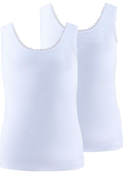 1297 Kız Çocuk Atlet 2 Li Paket