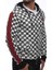 Hooded Checkered Sweatshirt Black 2746 3
