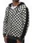 Hooded Checkered Sweatshirt Khaki 2746 2