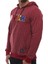 Bordo Kapüşonlu Sweatshirt - Çizgili Detaylı 2788 2