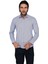 Ekose 3258 Uzun Kol Slim Fit Gömlek-Mavi 1