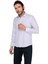 Ekose 3258 Uzun Kol Slim Fit Gömlek-Lila 1