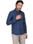 Soft Ekoe 109 Uzun Kol Slim Fit Gömlek-Lacivert 1