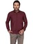Ekose 3275 Uzun Kol Slim Fit Gömlek-Bordo 1