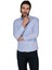 Sry 2429 Uzun Kol Slim Fit Gömlek-Mavi 1