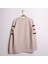 Kız Çocuk Sweatshirt Never Baskı Kahverengi Melanj 8 Yaş - 128 cm Boy 2