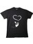 Unisex Love Cat Bisiklet Yaka Tshirt 1