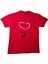 Unisex Love Cat Bisiklet Yaka Tshirt 1