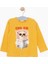 Erkek Bebek Uzun Kol T-Shirt Sarı 1