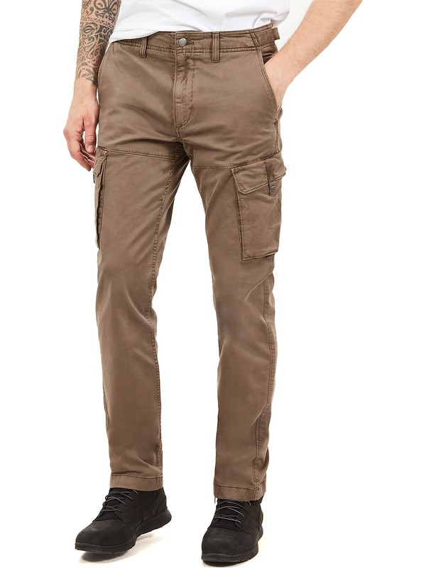 Damga Jeans Erkek Kahverengi Kargo Cep Pantolon Camel Trendyol