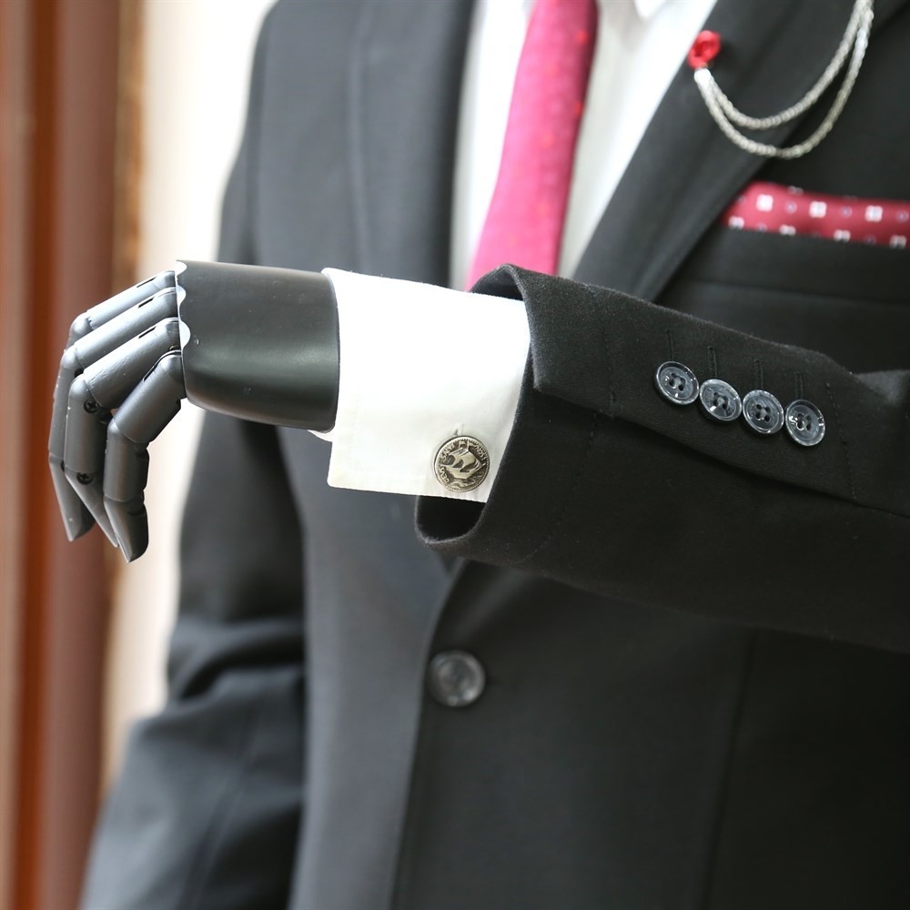 Coolmenclub Geçmeli Kol Düğmesi görsel 3
