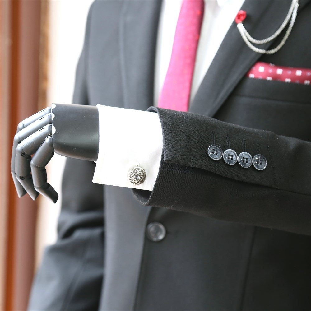 Coolmenclub Geçmeli Kol Düğmesi görsel 3