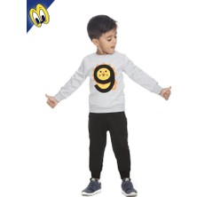 Toontoy Erkek Çocuk Eşofman Takım 9 Aslan Nakışlı