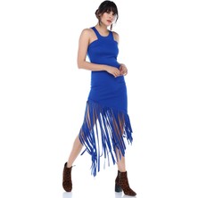 Sense 14404 Havuz Yaka Kolsuz Sırtı Fermuarlı Dalgıç Elbise