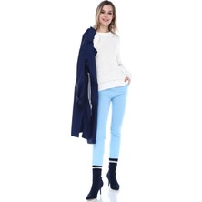 Sense 19011 Yanı Şeritli Bilekte Kalem Pantolon