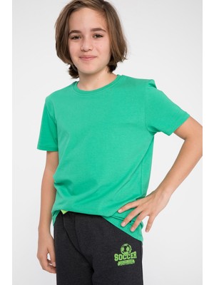 Defacto Erkek Çocuk Basic Kısa Kollu T-Shirt
