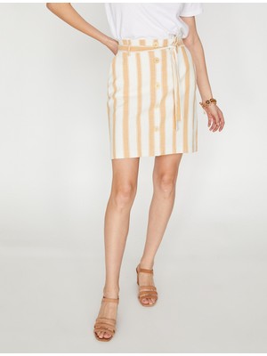 Koton Kemer Detaylı Etek