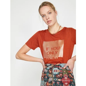 Yazılı Baskılı T-Shirt