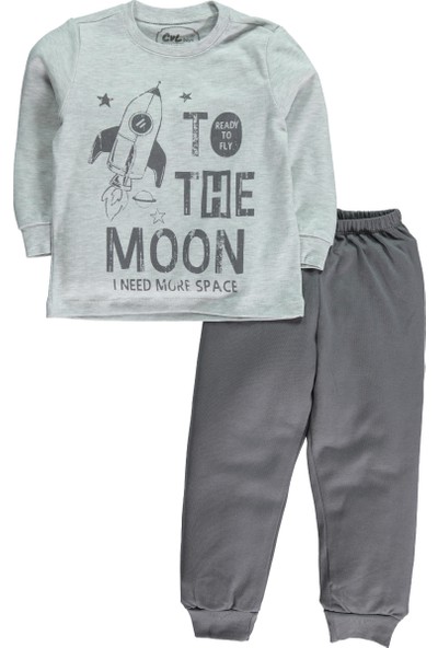 Civil Erkek Çocuk Pijama Takımı 2-5 Yaş Füme