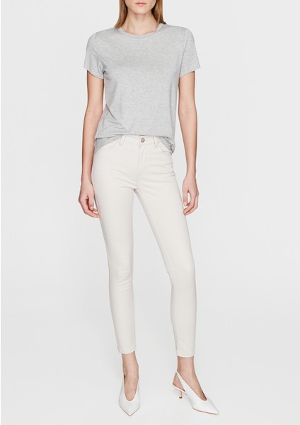 Kadın Gri Basic Tişört 167713-28387 fiyatları