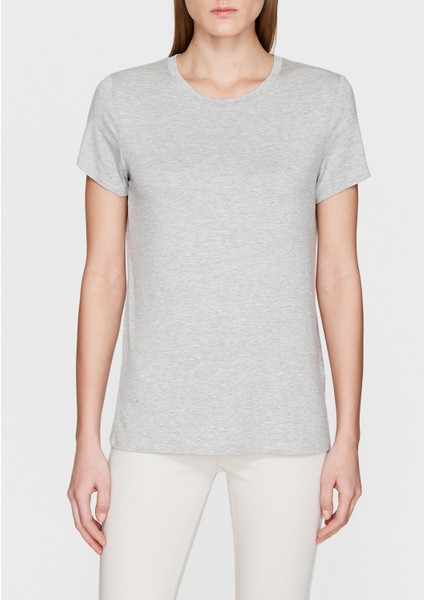 Kadın Gri Basic Tişört 167713-28387 modelleri