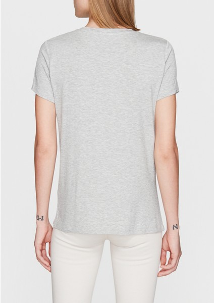 Kadın Gri Basic Tişört 167713-28387 fırsatları