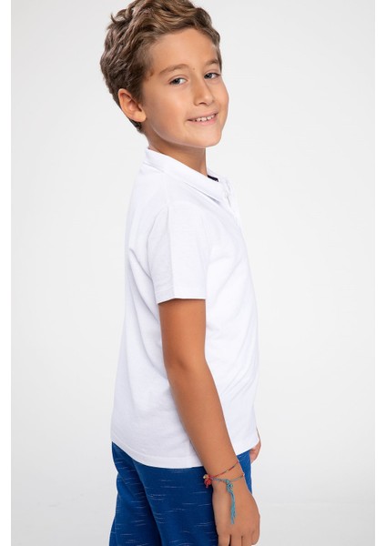 Erkek Çocuk Polo Yaka Kısa Kollu Tişört K1689A619SP