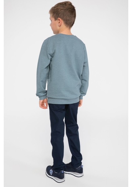 Erkek Çocuk 5 Cepli Gabardin Chino Pantolon