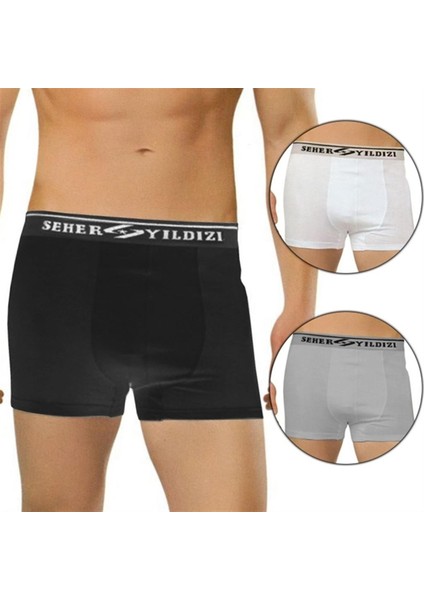 Seher Erkek Likralı Boxer