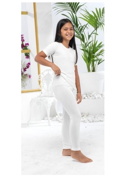 90503 Kız Çocuk Termal Tayt 2-4-6 Yaş