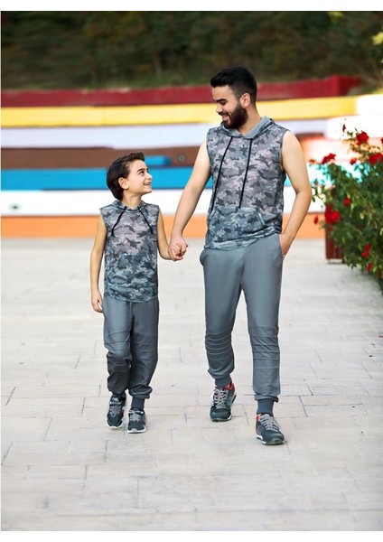 Erkek Çocuk T-Shirt Eşofman Takım Mgp9714