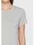 Kadın Gri Basic Tişört 167713-28387 5