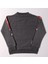 Kız Çocuk Sweatshirt Kollari Şeritli Pullu Fashion Nakış 2