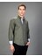 Slim Fit Spor Haki Erkek Gömlek 2