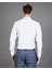 Slim Fit Armürlü Kravatlık, Beyaz Erkek Gömlek 3